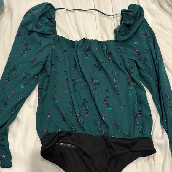 AFRM green floral bodysuit - Picture 7 of 7